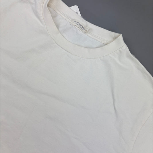 White Suitsupply T-shirt - Men L - Very Good