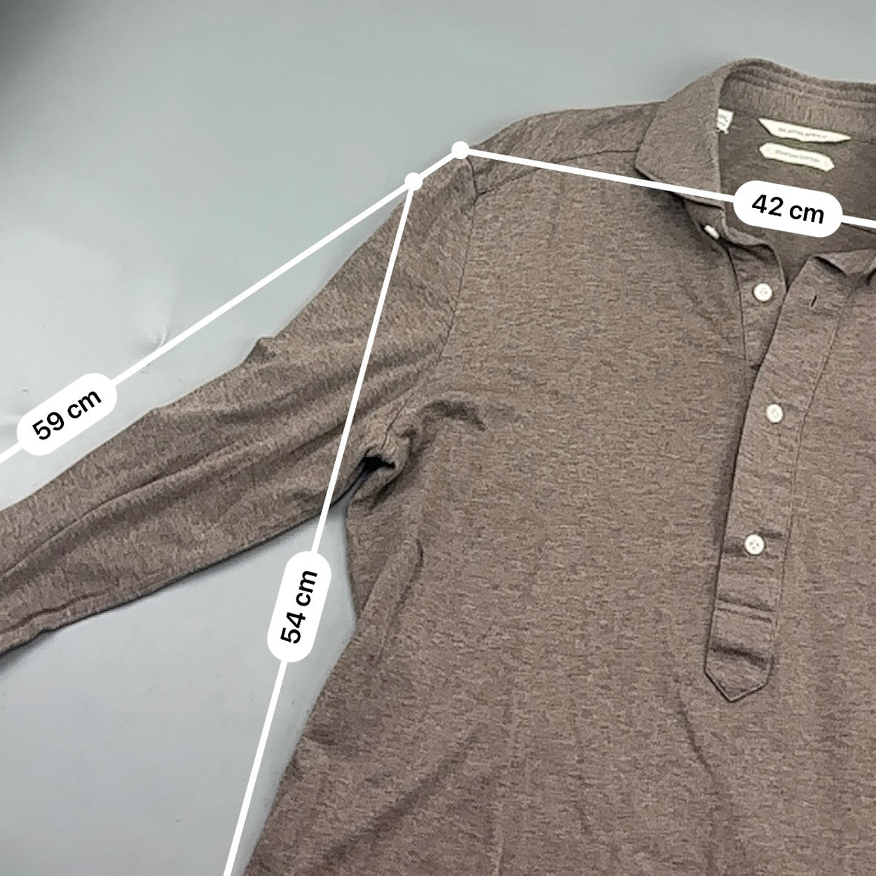 Brown Suitsupply Shirt - Men 40 - Very Good