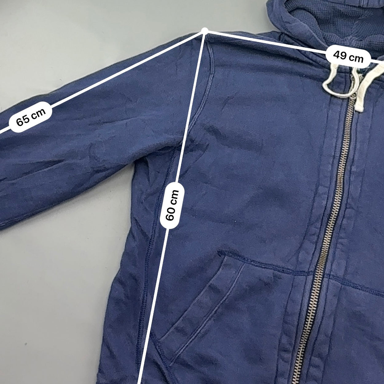 Navy Ralph Lauren Zip Vest - Men XL - Very Good