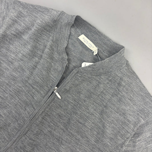 Grey Suitsupply Zip Vest - Men S - Very Good