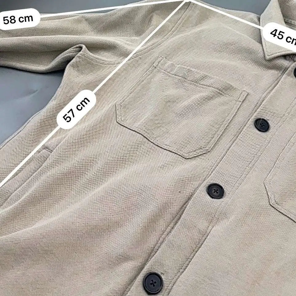 Beige Profuomo Overshirt - Men XL - New - Revaleur