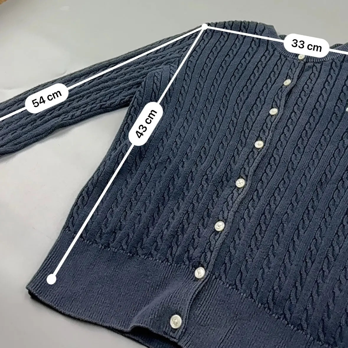 Black Ralph Lauren Knitted Cardigan - L (Kids) - Excellent Condition - Revaleur