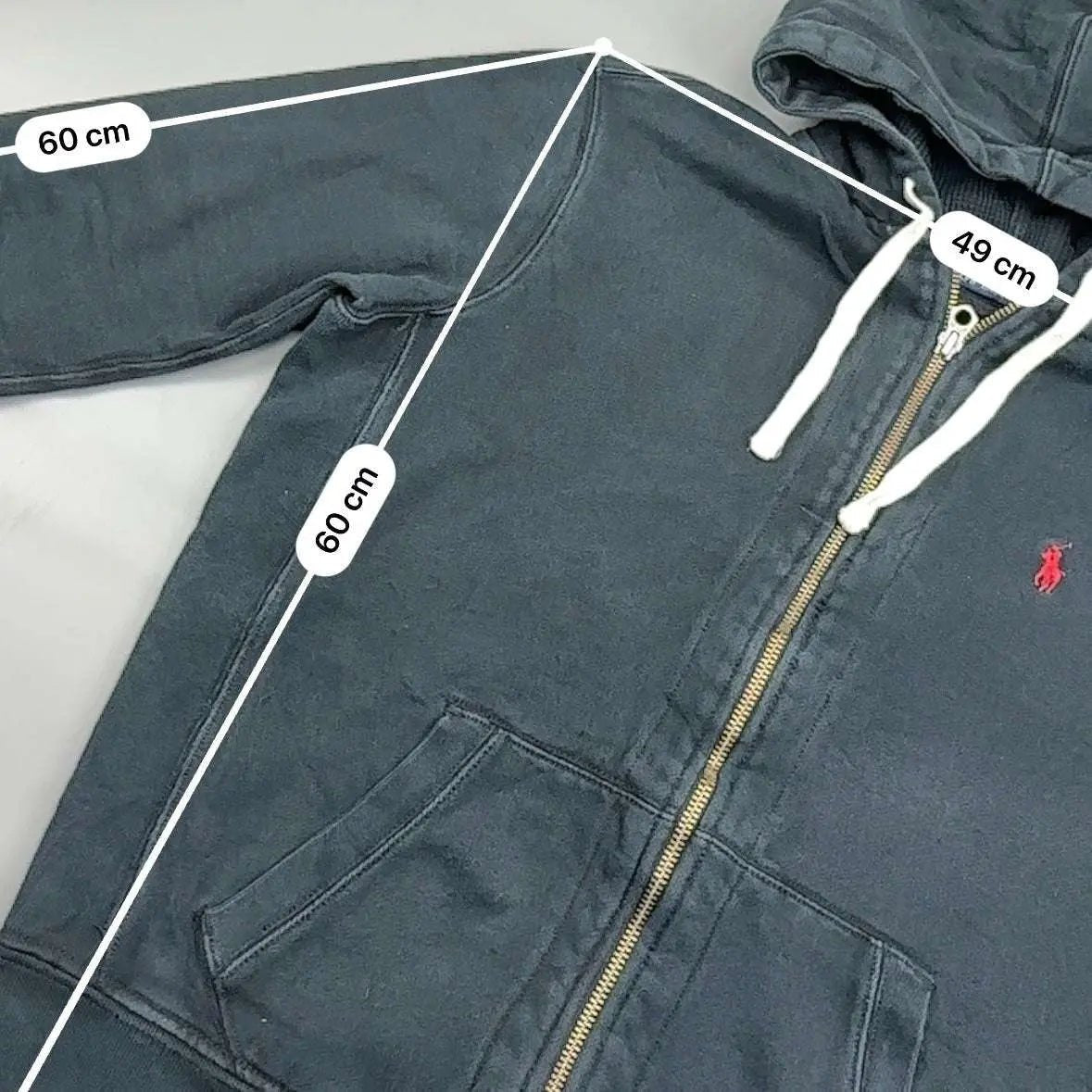 Black Ralph Lauren Zip Vest - Men L - Very Good - Revaleur