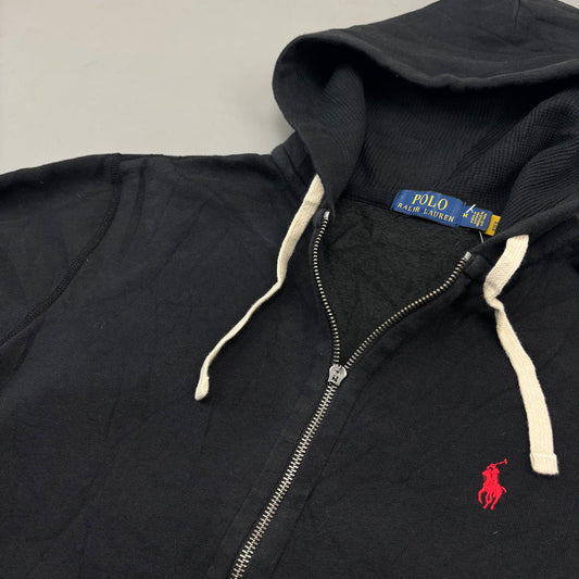 Black Ralph Lauren Zip Vest - Men M - Very Good - Revaleur