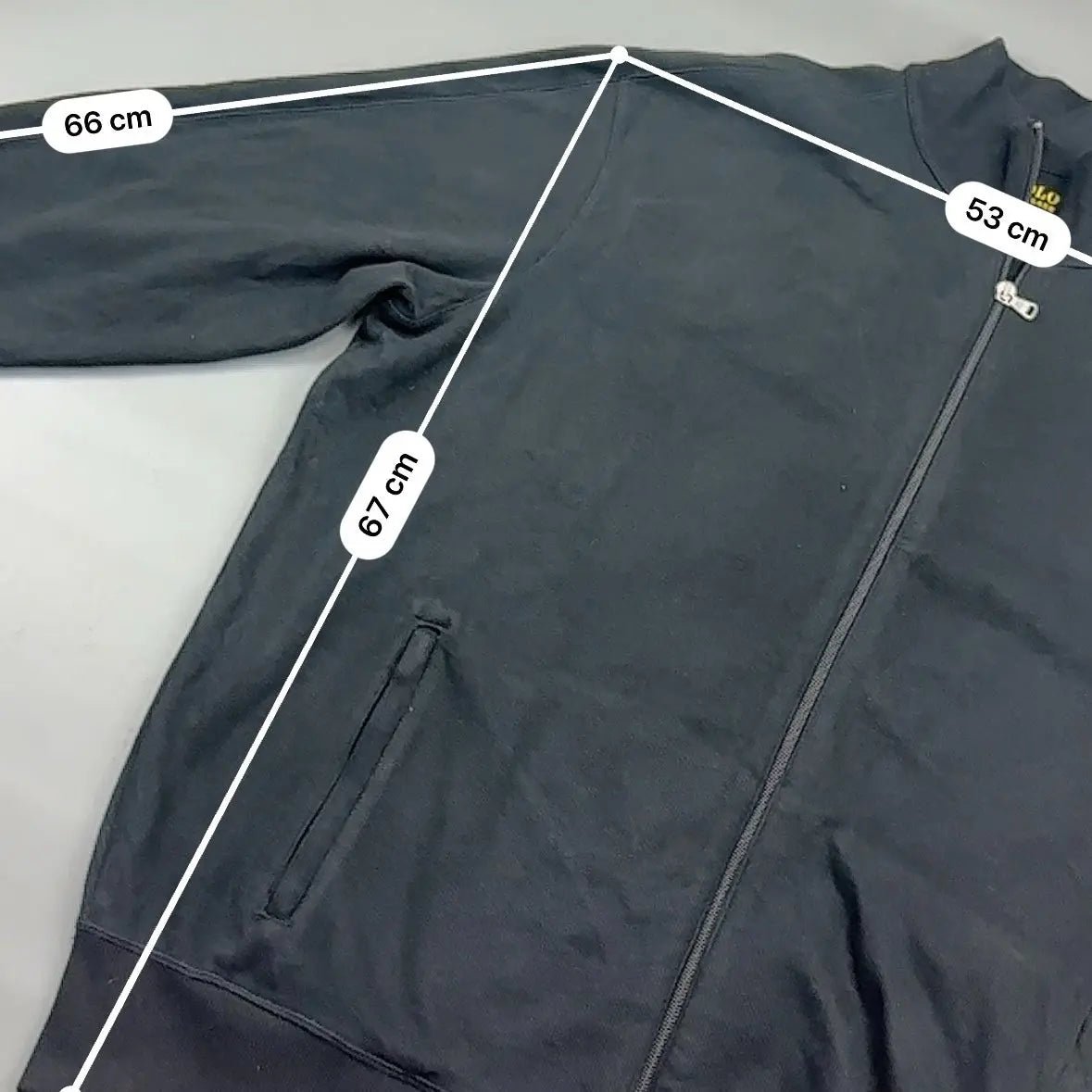 Black Ralph Lauren Zip Vest - Men XL - Very Good - Revaleur