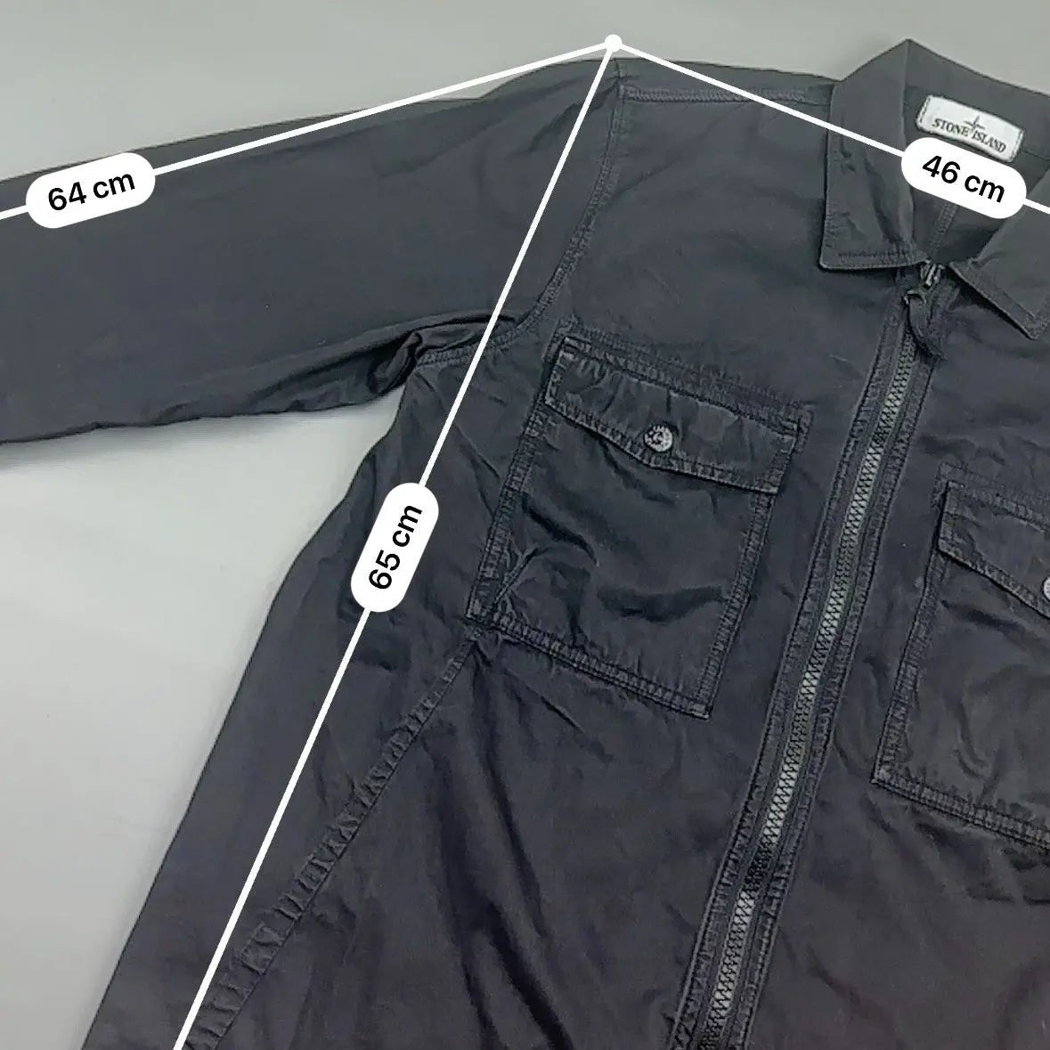 Black Stone Island Shacket - Men M - Very Good - Revaleur