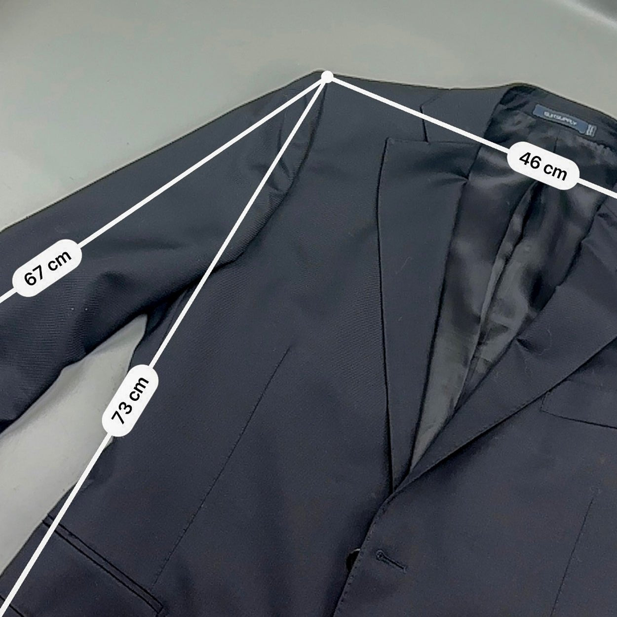 Black Suitsupply Suit - Men Blazer 52 - Very Good - Revaleur