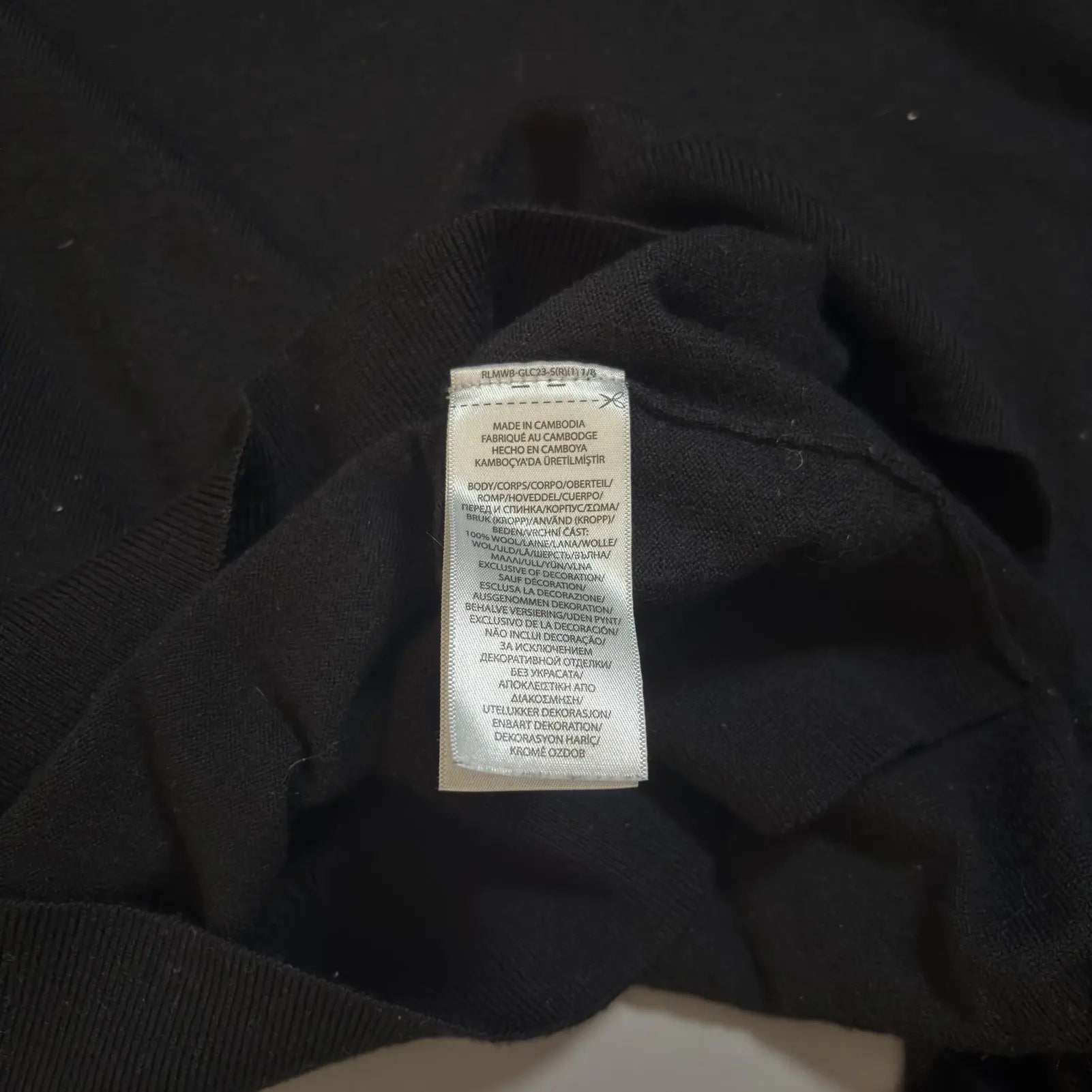 Black Turtleneck Ralph Lauren - XL - Excellent Condition - Revaleur