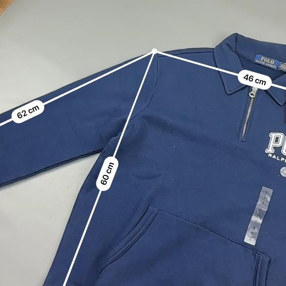 Blue Ralph Lauren Half Zip - Men S - New With Tags - Revaleur