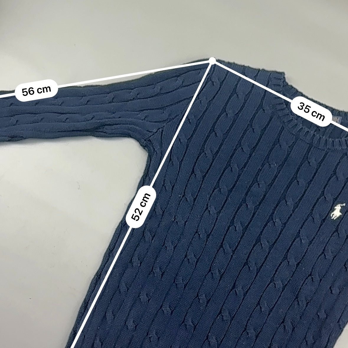 Blue Ralph Lauren Knitted Sweater - Women XS - Very Good - Revaleur