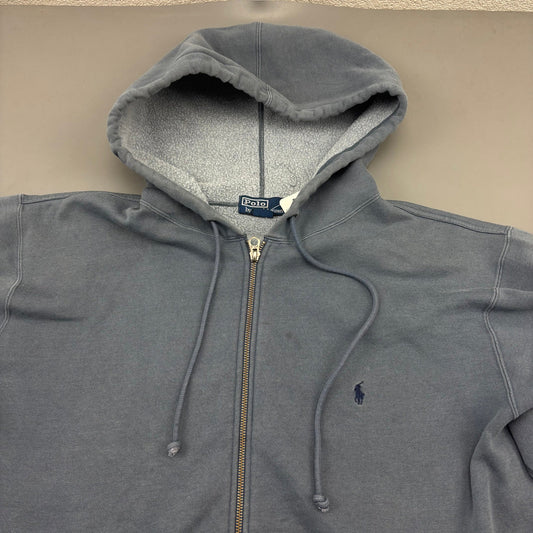 Blue Ralph Lauren Zip Vest - Men XL - Very Good - Revaleur
