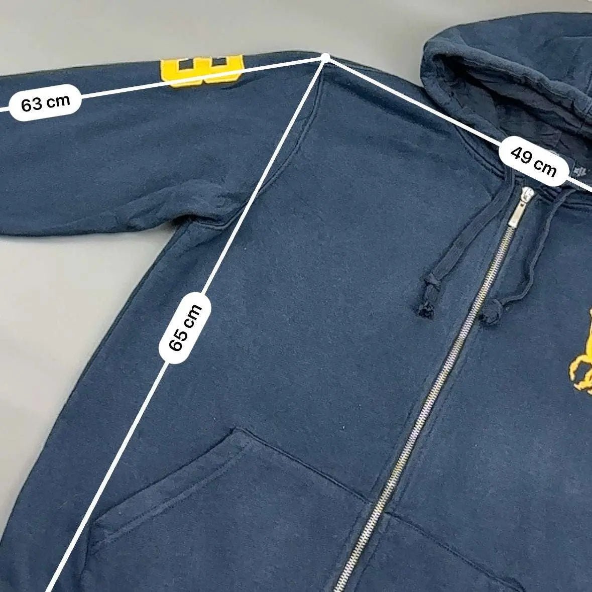 Blue Ralph Lauren Zip Vest - Men XL - Very Good - Revaleur