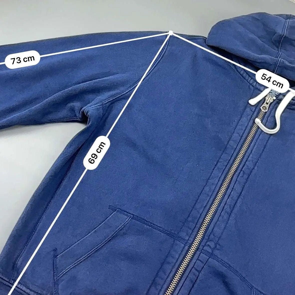 Blue Ralph Lauren Zip Vest - Men XXL - Very Good - Revaleur