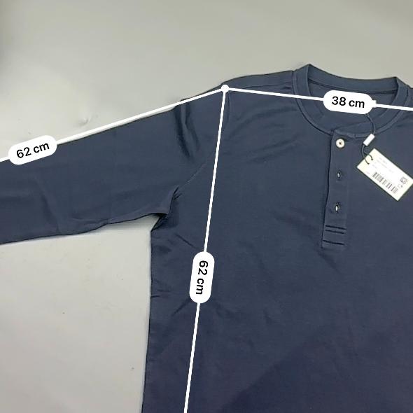 Blue Suitsupply Henley - Men S - New With Tags - Revaleur