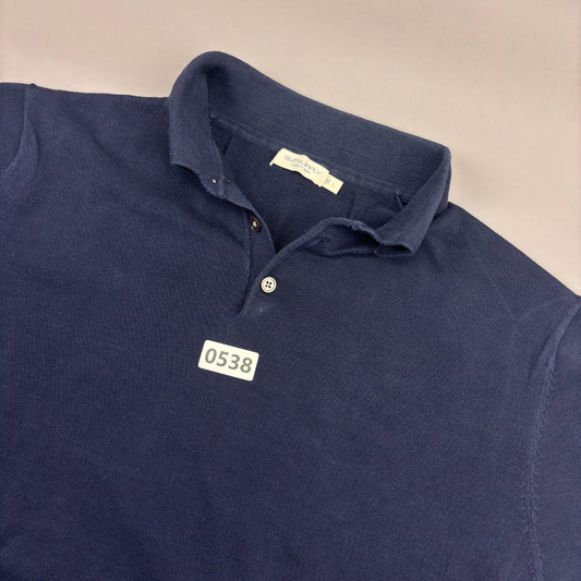 Blue Suitsupply Polo Shirt - Men L - Very Good - Revaleur