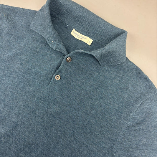 Blue Suitsupply Polo Shirt - Men S - New - Revaleur