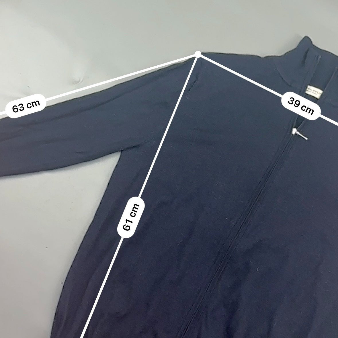 Blue Suitsupply Zip Vest - Men S - Very Good - Revaleur