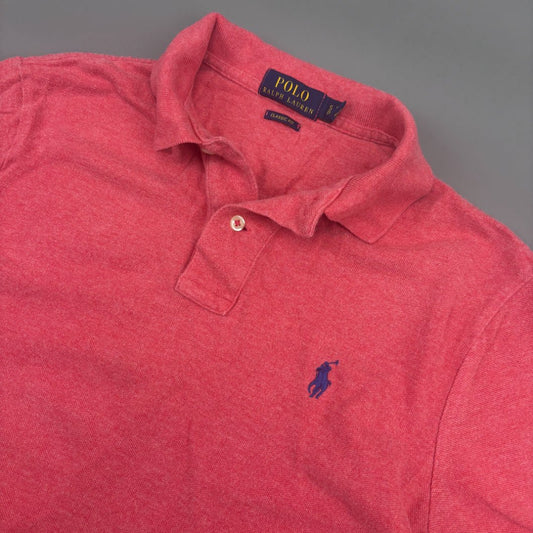 Coral Ralph Lauren Polo Shirt - Men S - Very Good - Revaleur