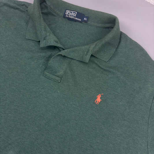 Dark Green Ralph Lauren Polo Shirt - Men XL - Very Good - Revaleur