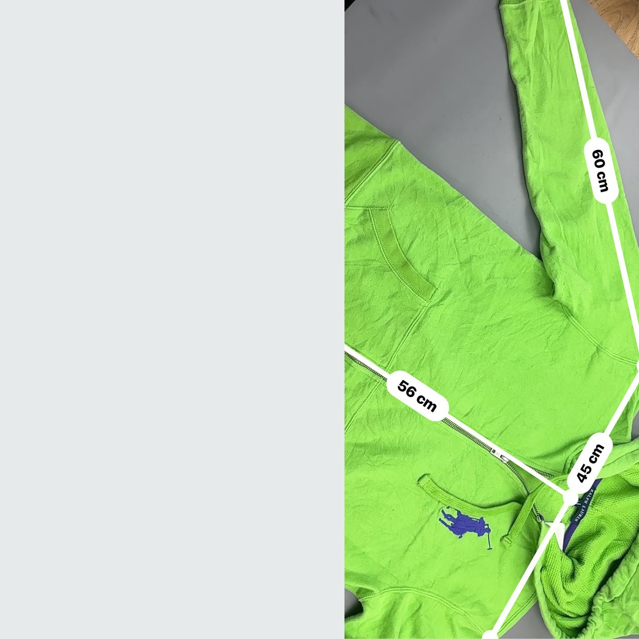 Green Ralph Lauren Zip Vest - Women L - Very Good - Revaleur