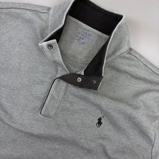 Grey Ralph Lauren Buttoned Sweater - Men XXL - Very Good - Revaleur