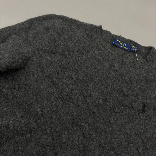 Grey Ralph Lauren Knitted Sweater - Women S - Very Good - Revaleur