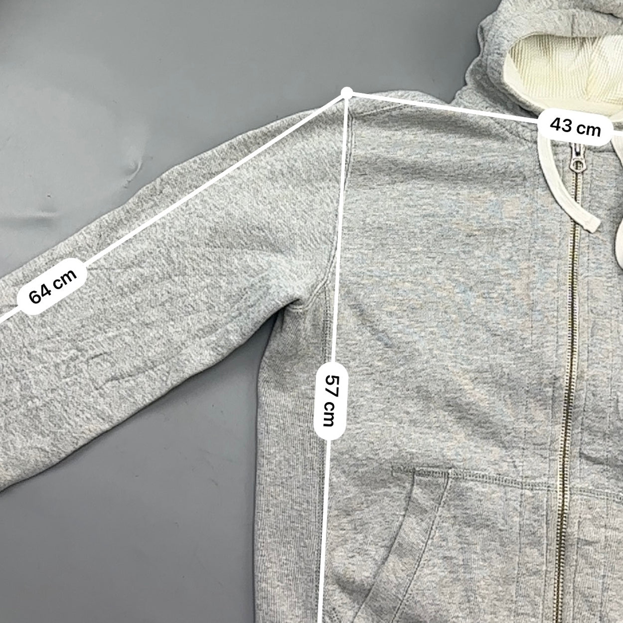 Grey Ralph Lauren Zip Vest - Men S - Very Good - Revaleur