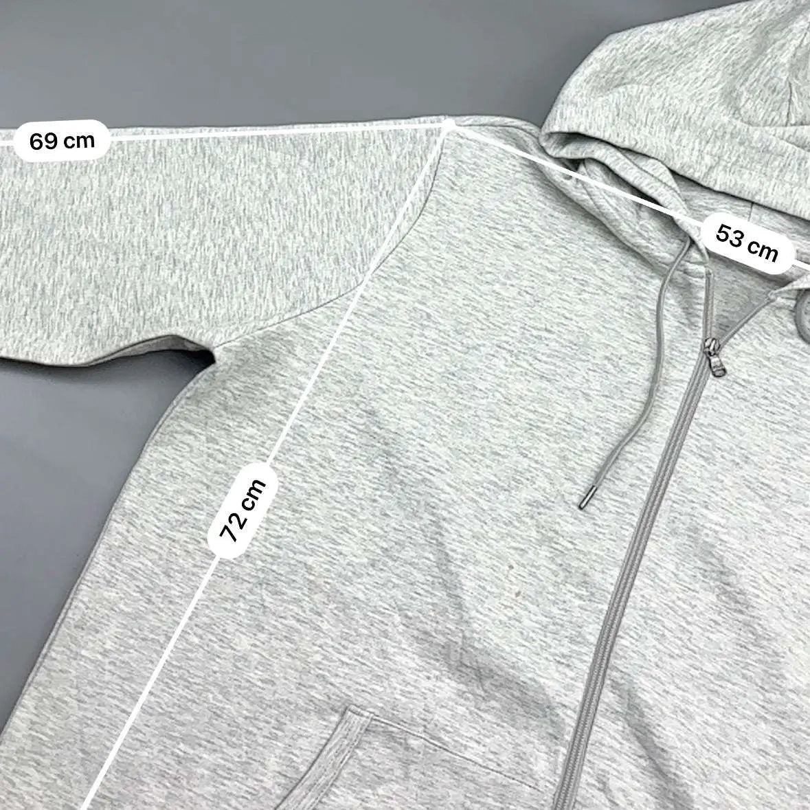 Grey Ralph Lauren Zip Vest - Men XXL - Very Good - Revaleur