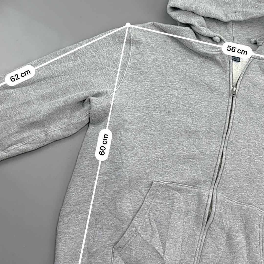 Grey Ralph Lauren Zip Vest - Women XL - Very Good - Revaleur