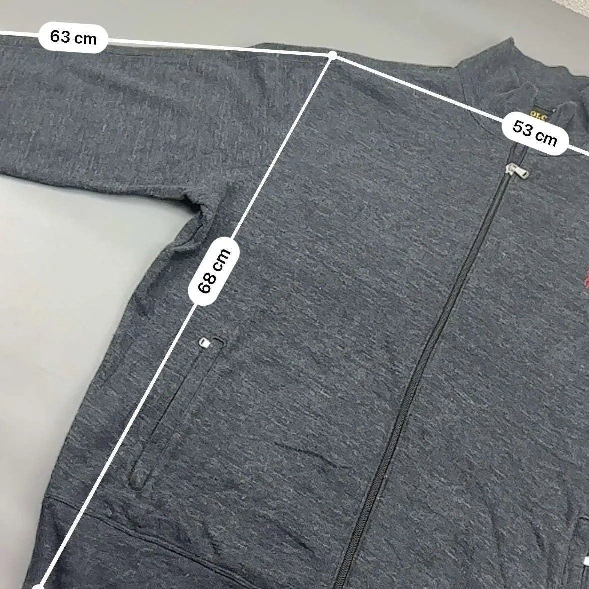 Grey Ralph Lauren Zip Vest - XL - Very Good - Revaleur