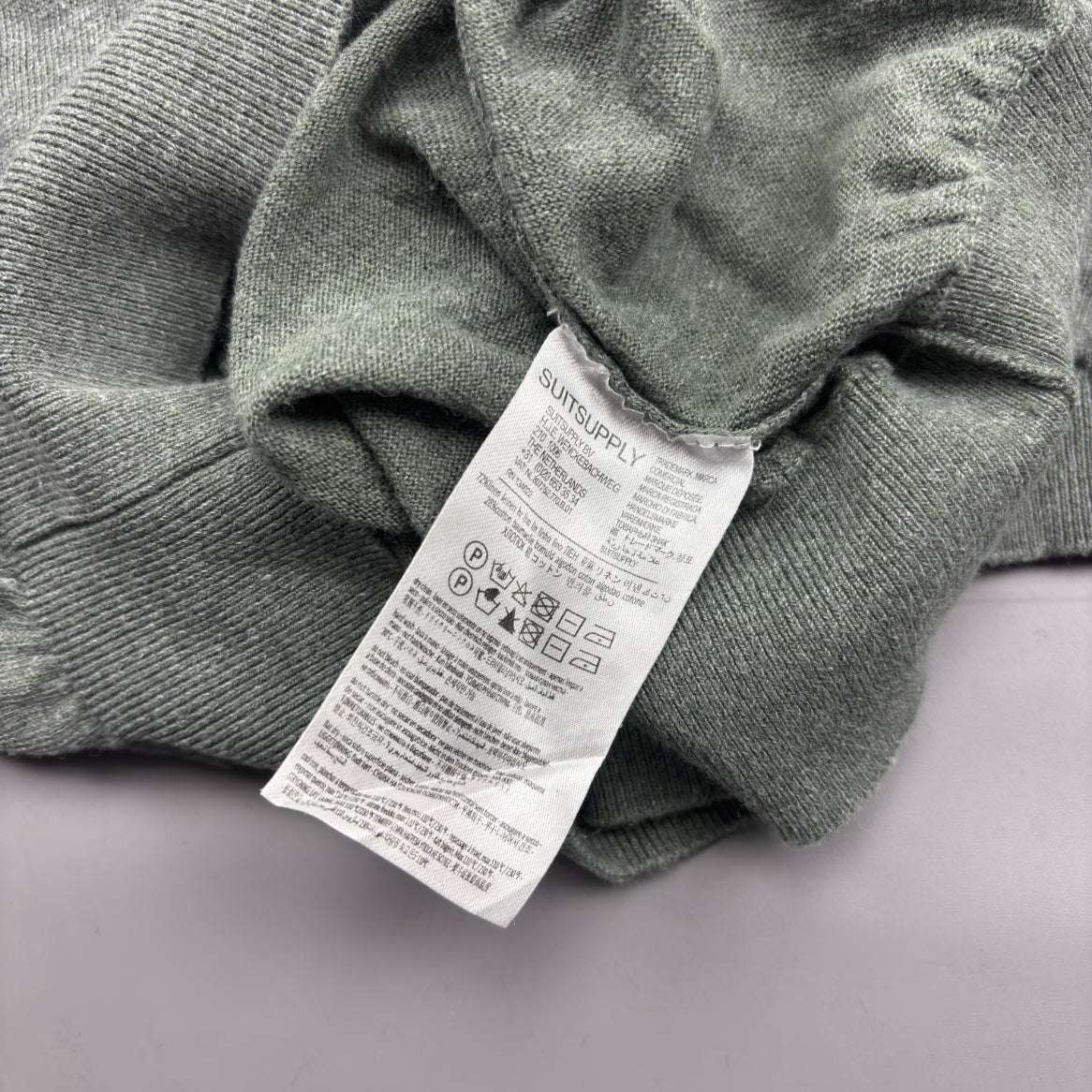 Grey Suitsupply Polo Shirt - S - Very Good - Revaleur