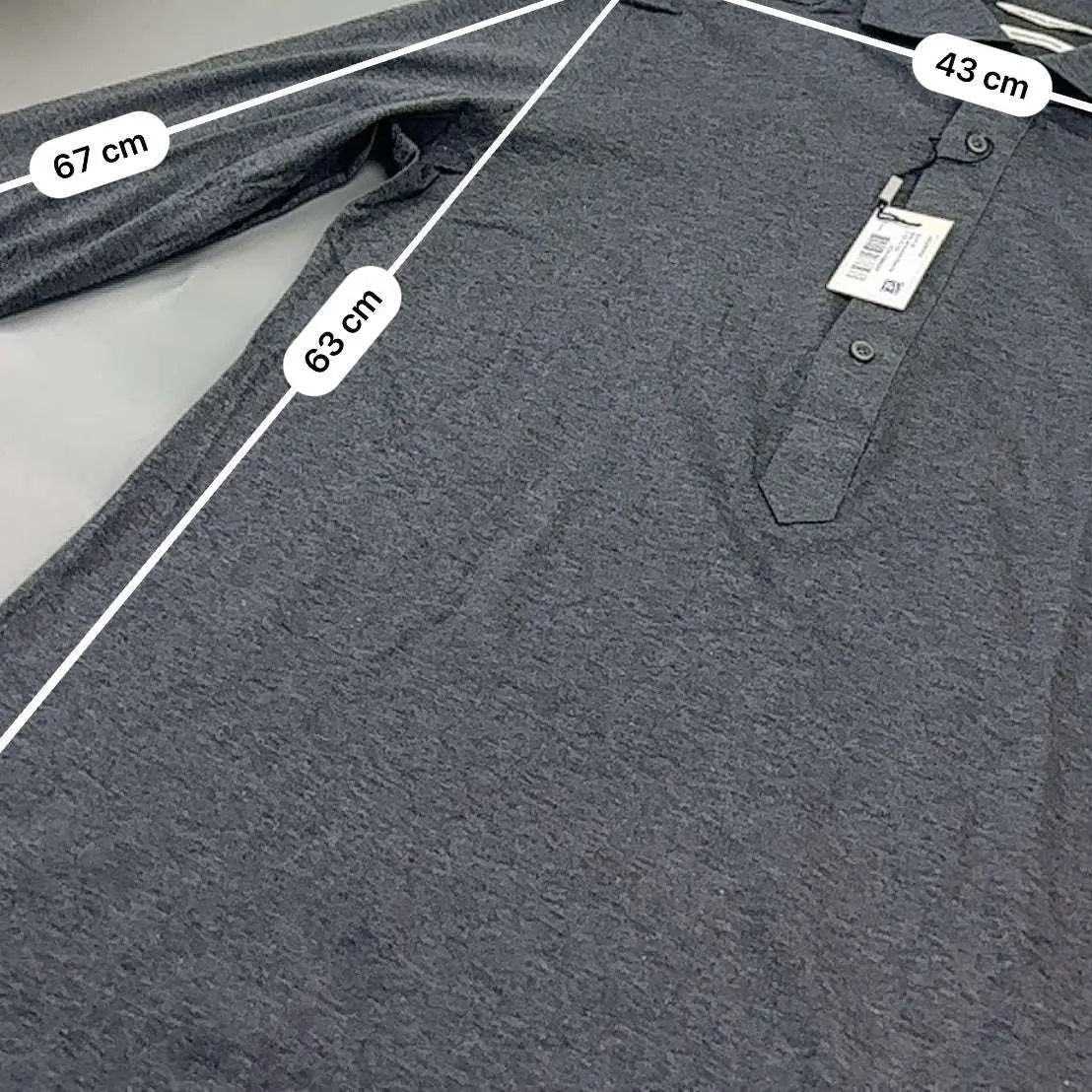 Grey Suitsupply Popover - Men 42 - New With Tags - Revaleur