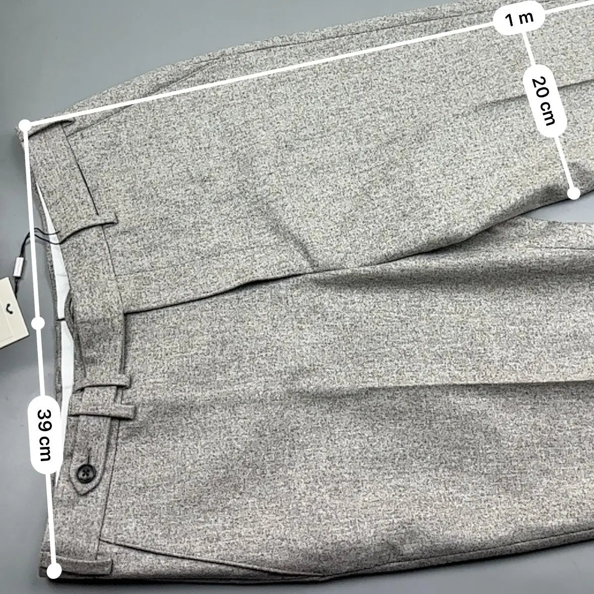 Grey Suitsupply Trousers - Men W32 - New With Tags - Revaleur