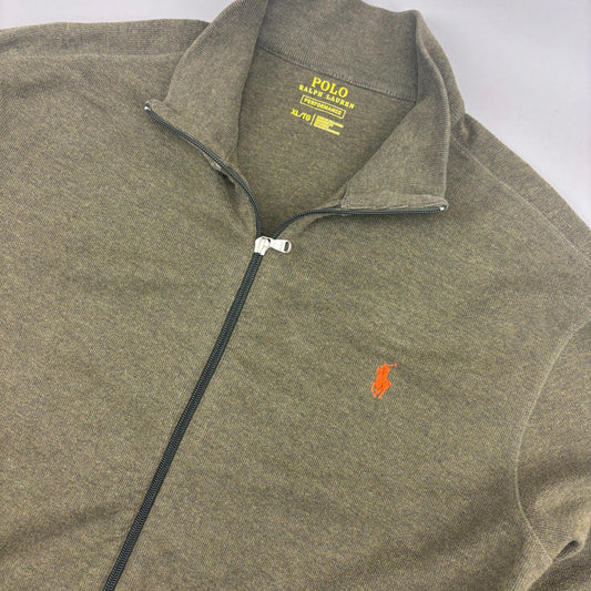 Khaki Ralph Lauren Zip Vest - Men XL - Very Good - Revaleur