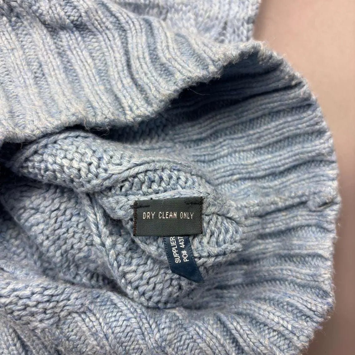 Light Blue Ralph Lauren Knitted Sweater - M - Very Good Condition - Revaleur