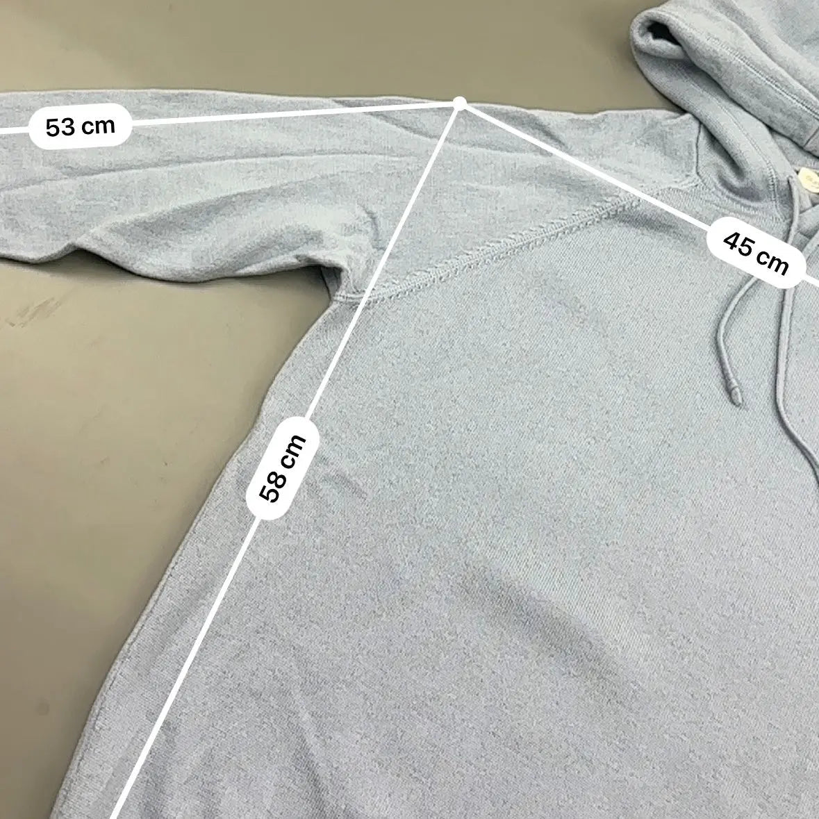 Light Blue Suitsupply Hoodie - M - New - Revaleur