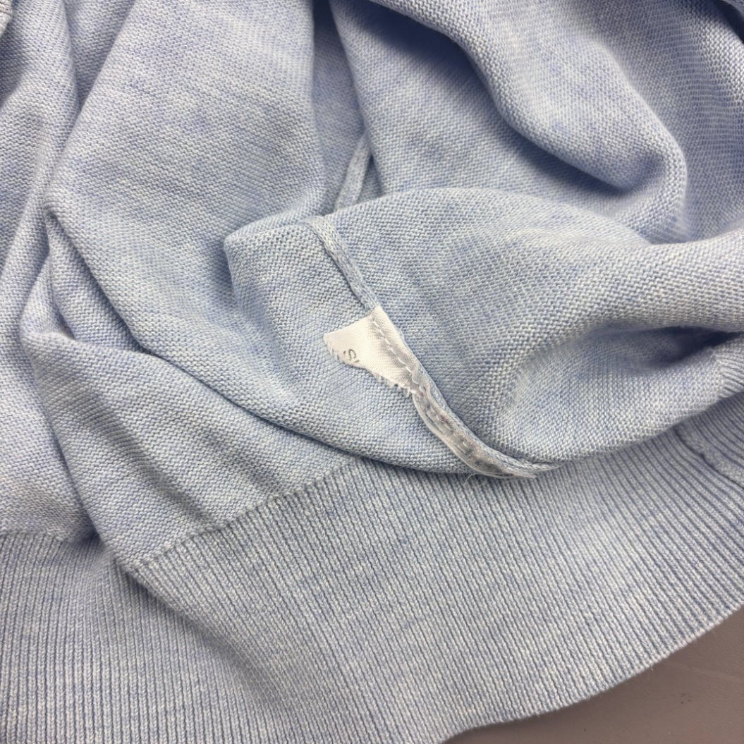 Light Blue Suitsupply Polo Shirt - Men M - Very Good - Revaleur