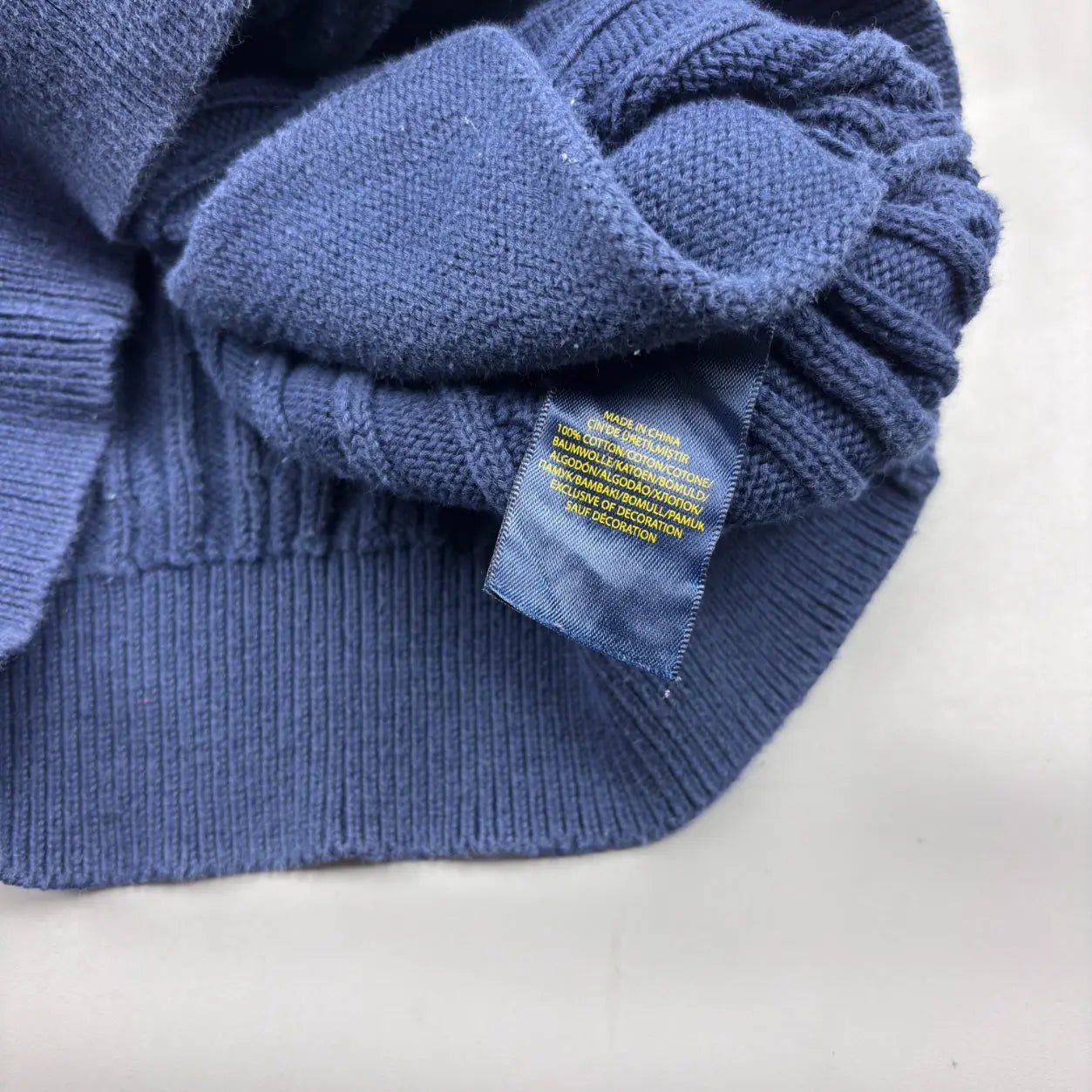 Navy Ralph Lauren Cardigan - M - Excellent Condition - Revaleur