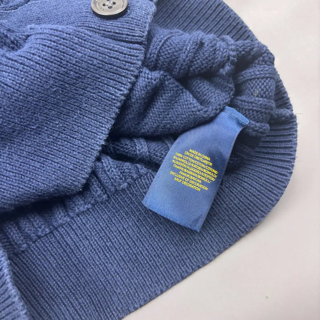 Navy Ralph Lauren Cardigan - M - New, Never Worn - Revaleur
