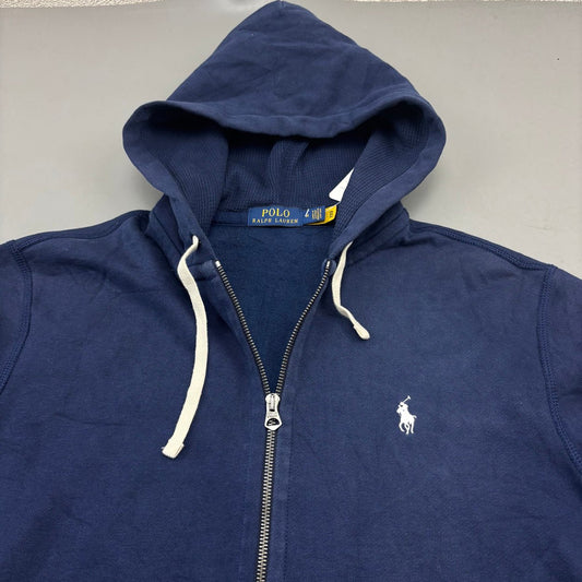 Navy Ralph Lauren Zip Vest - Men M - Very Good - Revaleur