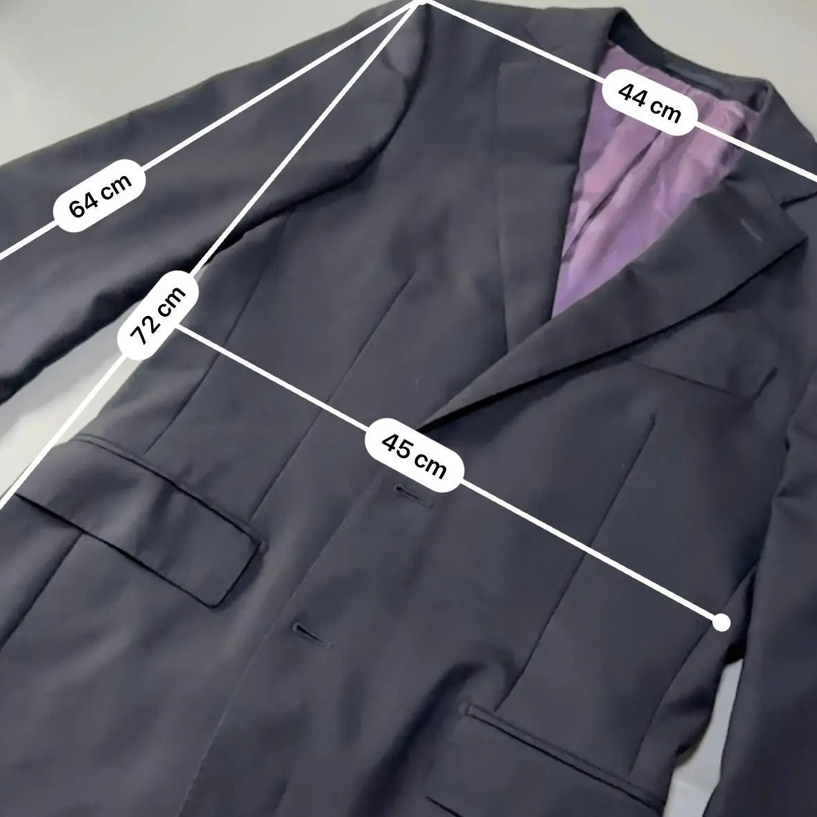 Navy Suitsupply Blazer - Size 50 - New, Never Worn - Revaleur