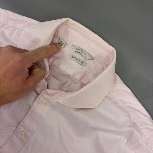 Pink Suitsupply Shirt - Men 44 - Very Good - Revaleur