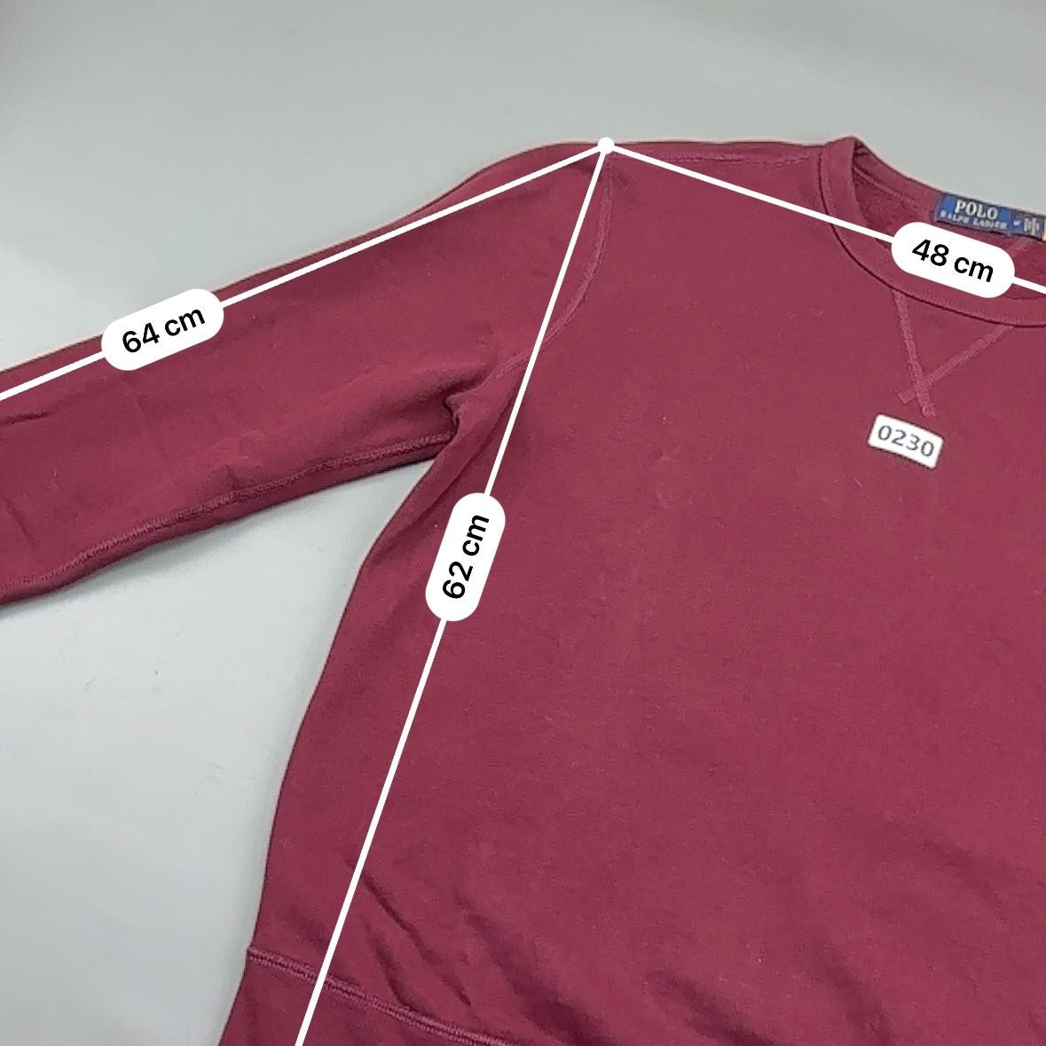 Red Ralph Lauren Jumper - M - Very Good - Revaleur