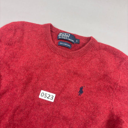 Red Ralph Lauren Knitted Sweater - S - Very Good - Revaleur