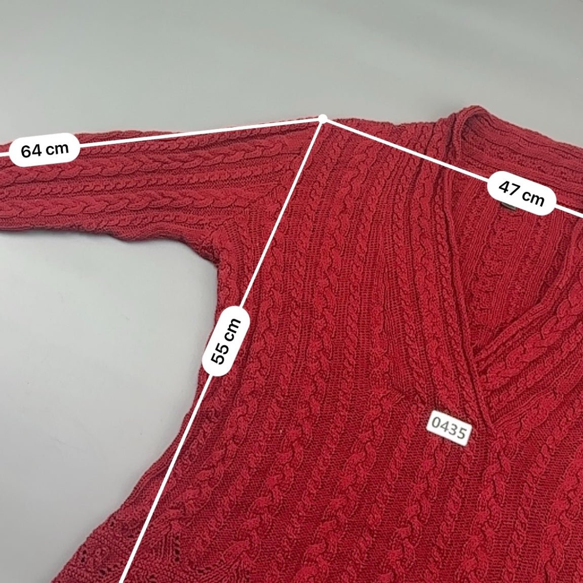 Red Ralph Lauren V - neck Sweater - Women XL - Very Good - Revaleur