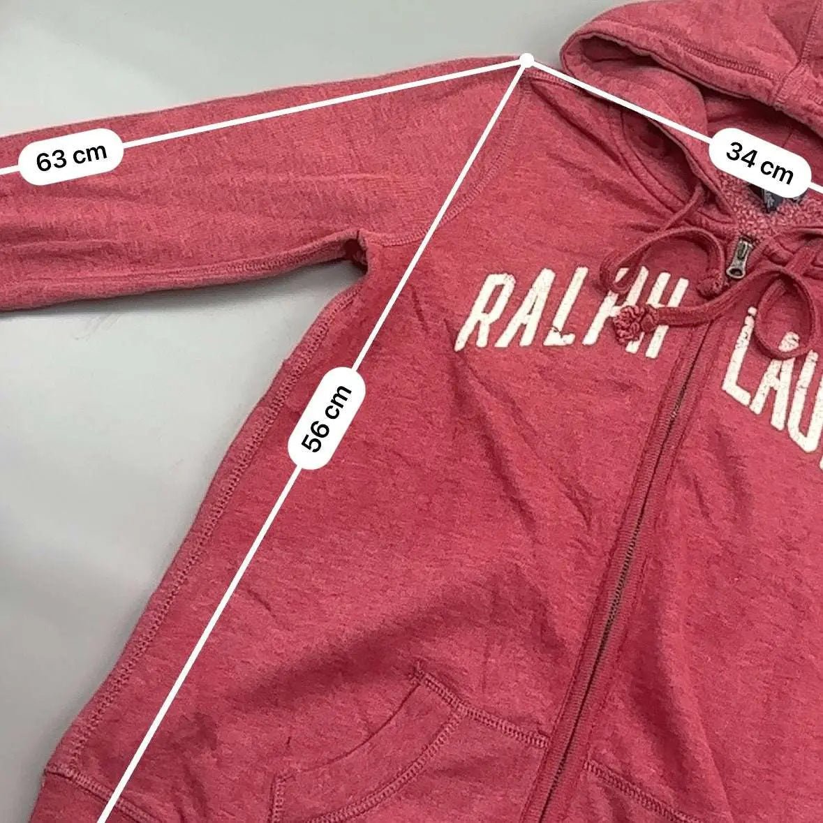 Red Ralph Lauren Zip Vest - M - Very Good - Revaleur