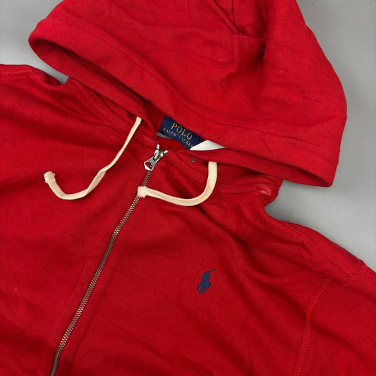 Red Ralph Lauren Zip Vest - Men XL - Very Good - Revaleur