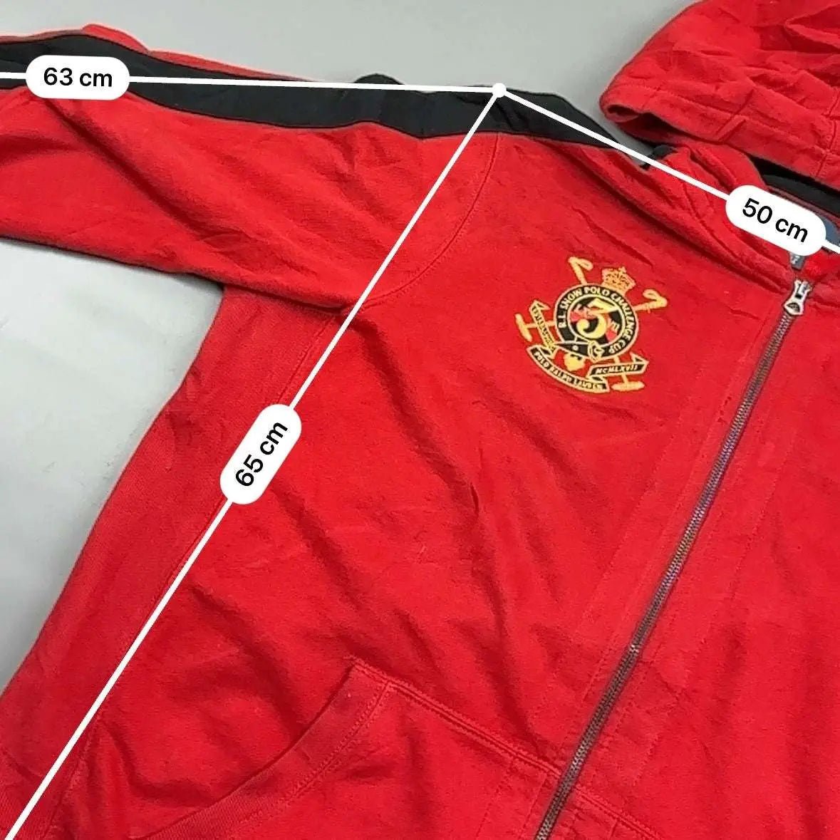 Red Ralph Lauren Zip Vest - Men XL - Very Good - Revaleur