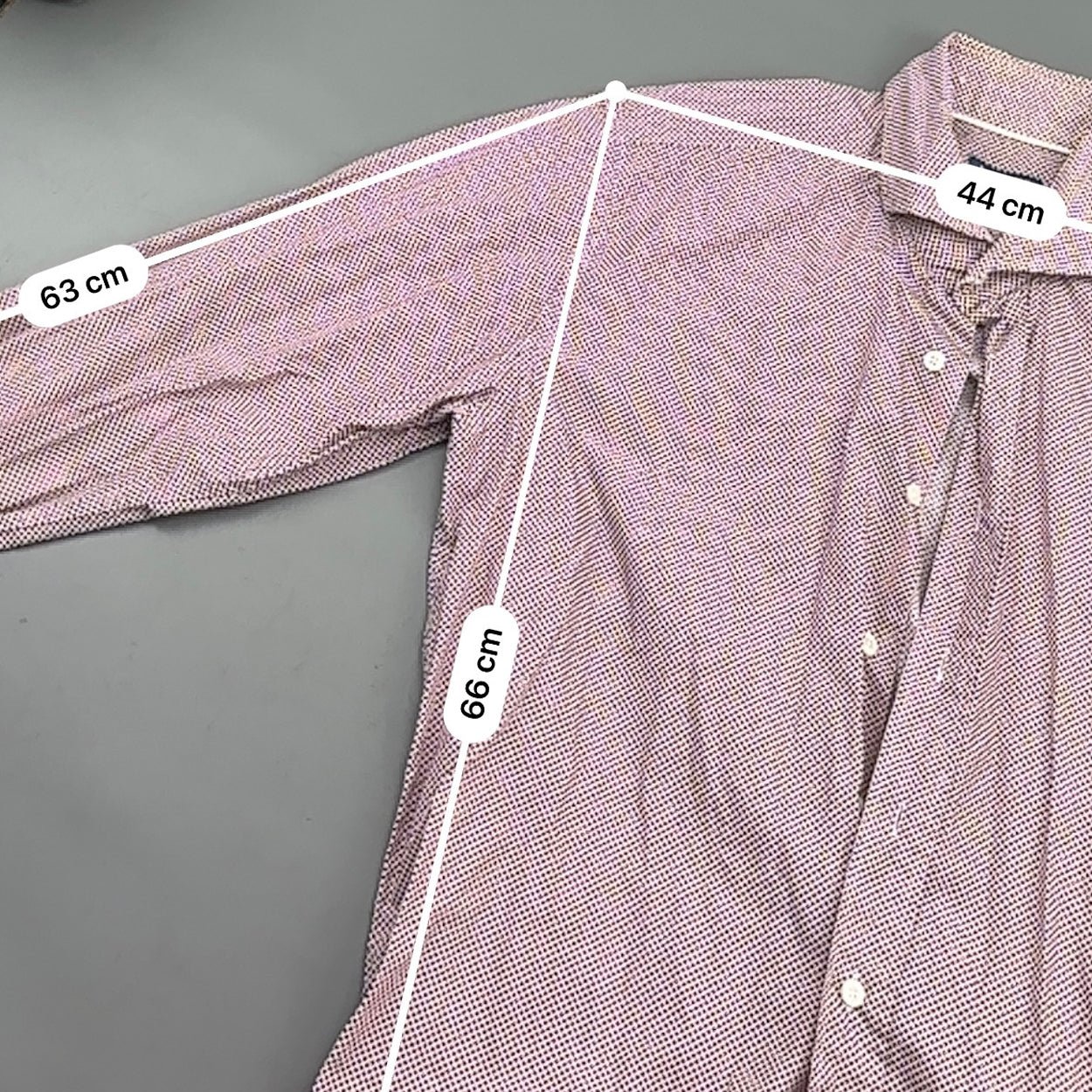 Red/White Suitsupply Shirt - Men 39S - Very Good - Revaleur