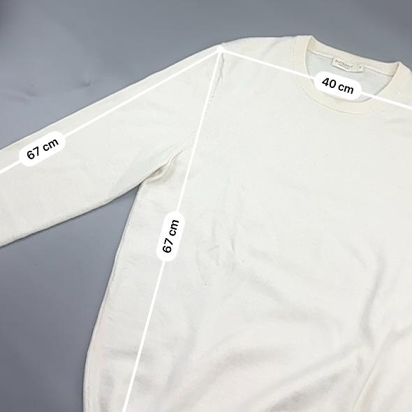 White Suitsupply Merino Wool Jumper - Men M - Very Good - Revaleur